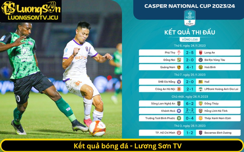 Kết quả bóng đá - Lương Sơn TV